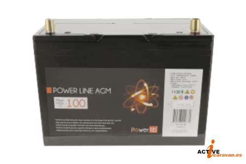 Bateria Agm 100ah De 12v Eza/Inovtech /Elektron / Powerline