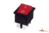 Interruptor Bipolar Basculante Rojo Con Luz 6 Pin