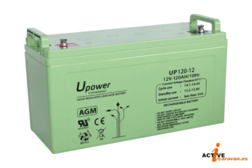 Bateria Agm 120ah De 12v Upower