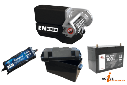Pack Mover Enduro EM305 Automatico BAT 100Ah AGM+Cargador+Caja