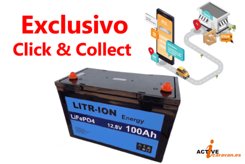 Exclusivo Click&Collect Bateria Litio Litr-Ion Energy 100Ah
