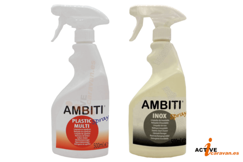 Ambiti Inox Cleaner Spray + Ambiti Plastic Multi Spray